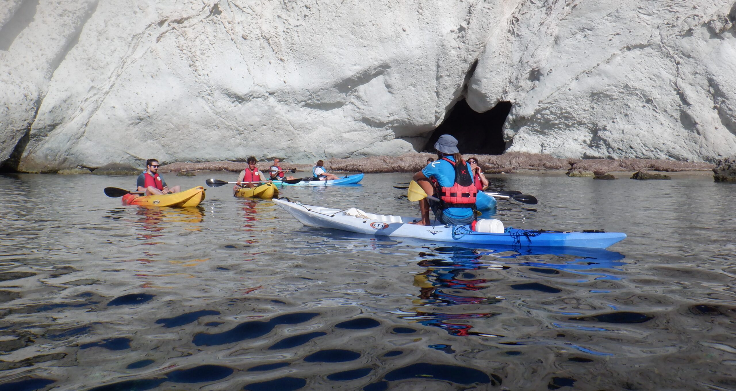 Kayak en Cabo de Gata