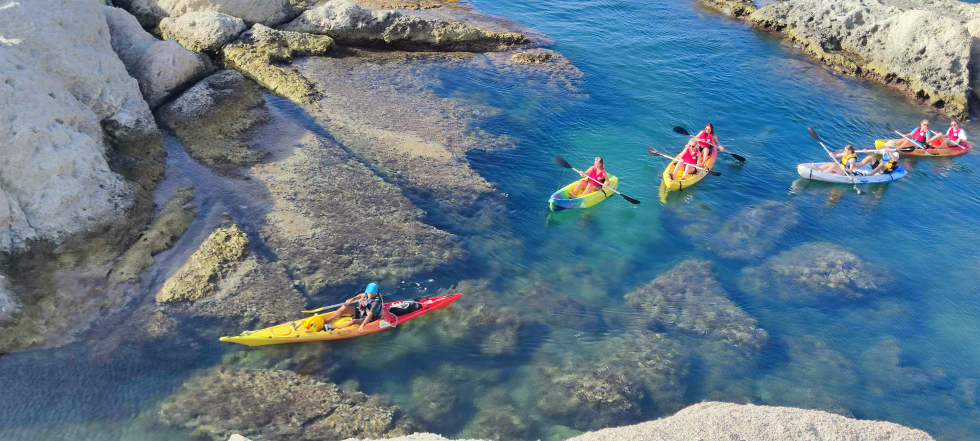 Kayaking in Cabo de Gata