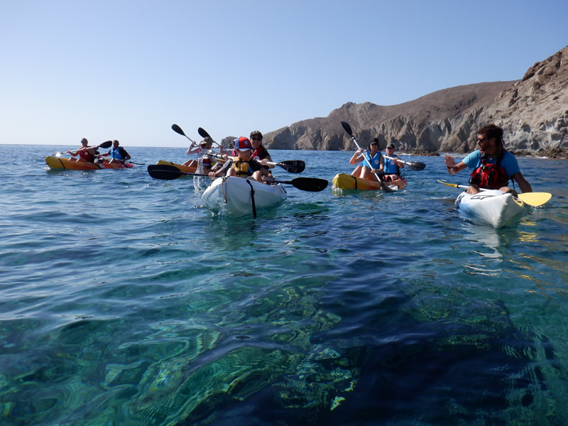 Kayak à Cabo de Gata avec Happy Kayak Cabo de Gata.