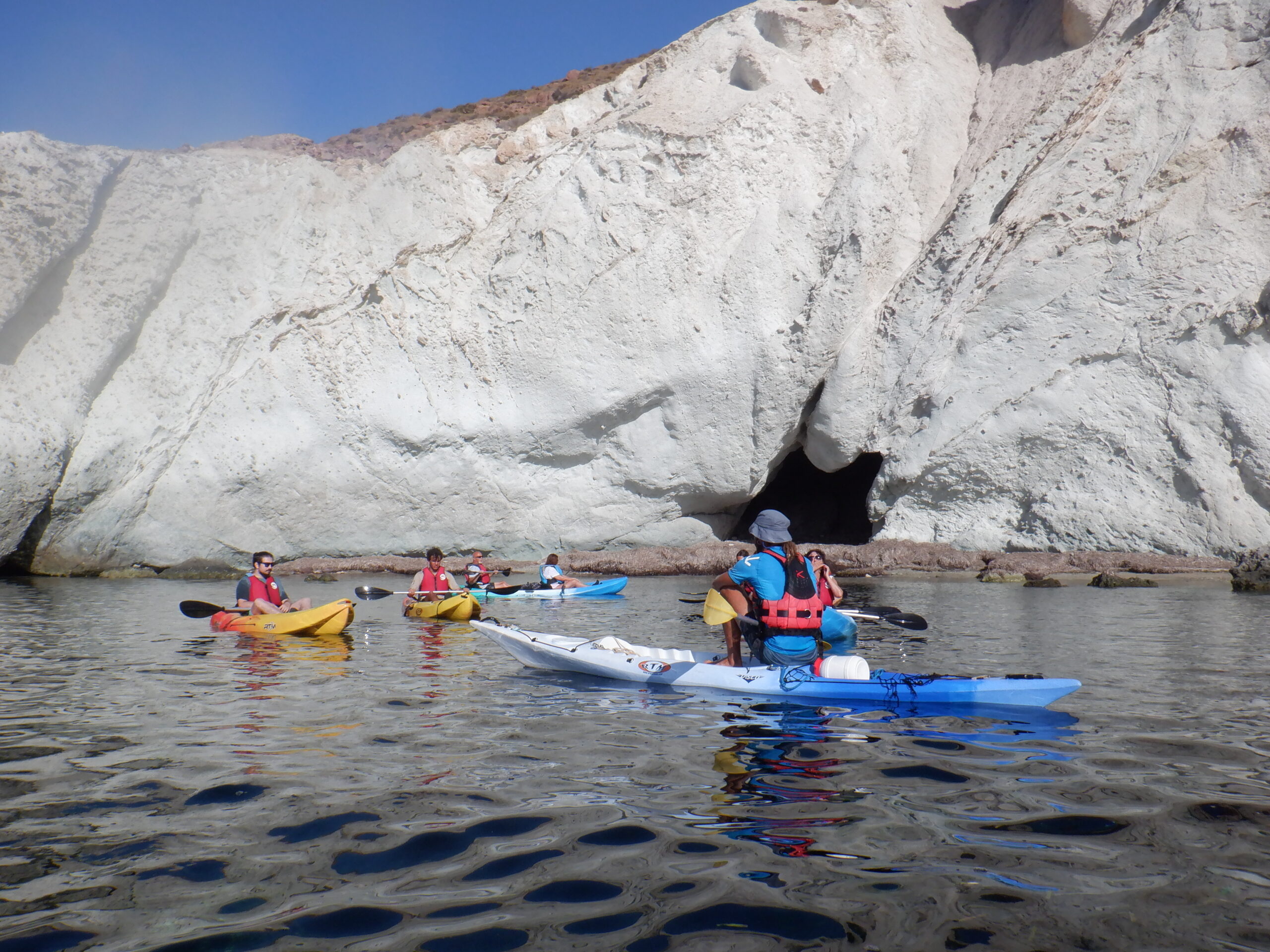Kayak en Cabo de Gata