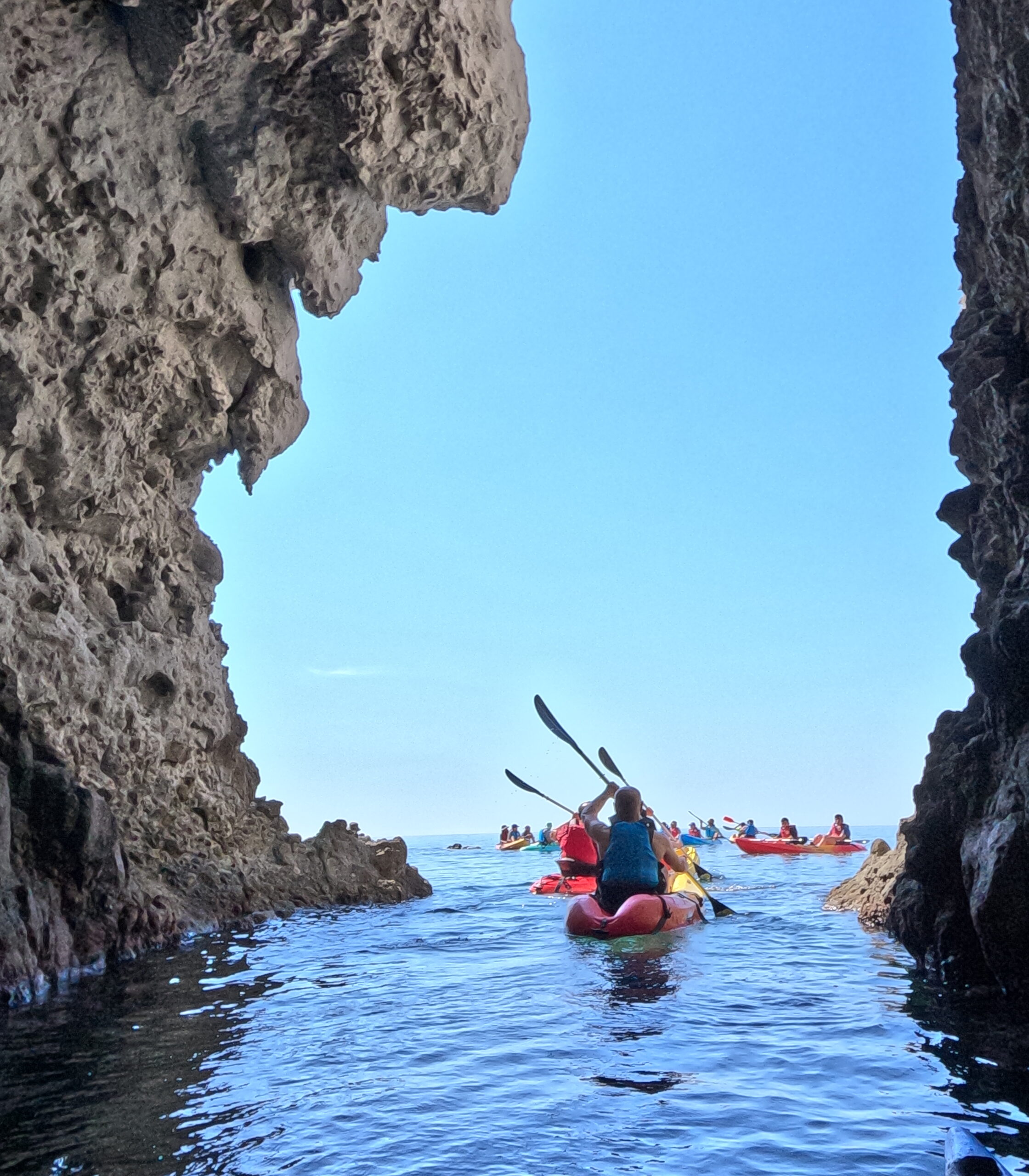 Kayak en Cabo de Gata