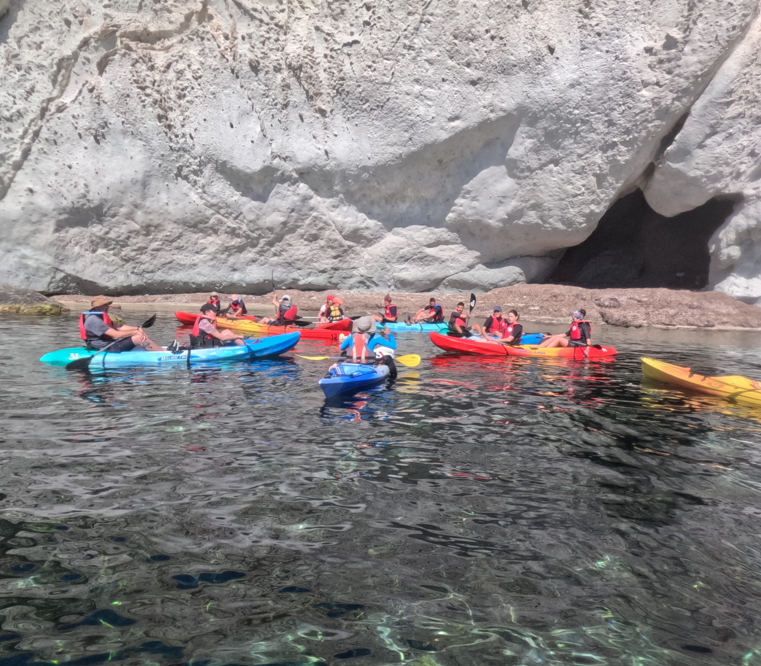 Kayak en Cabo de Gata