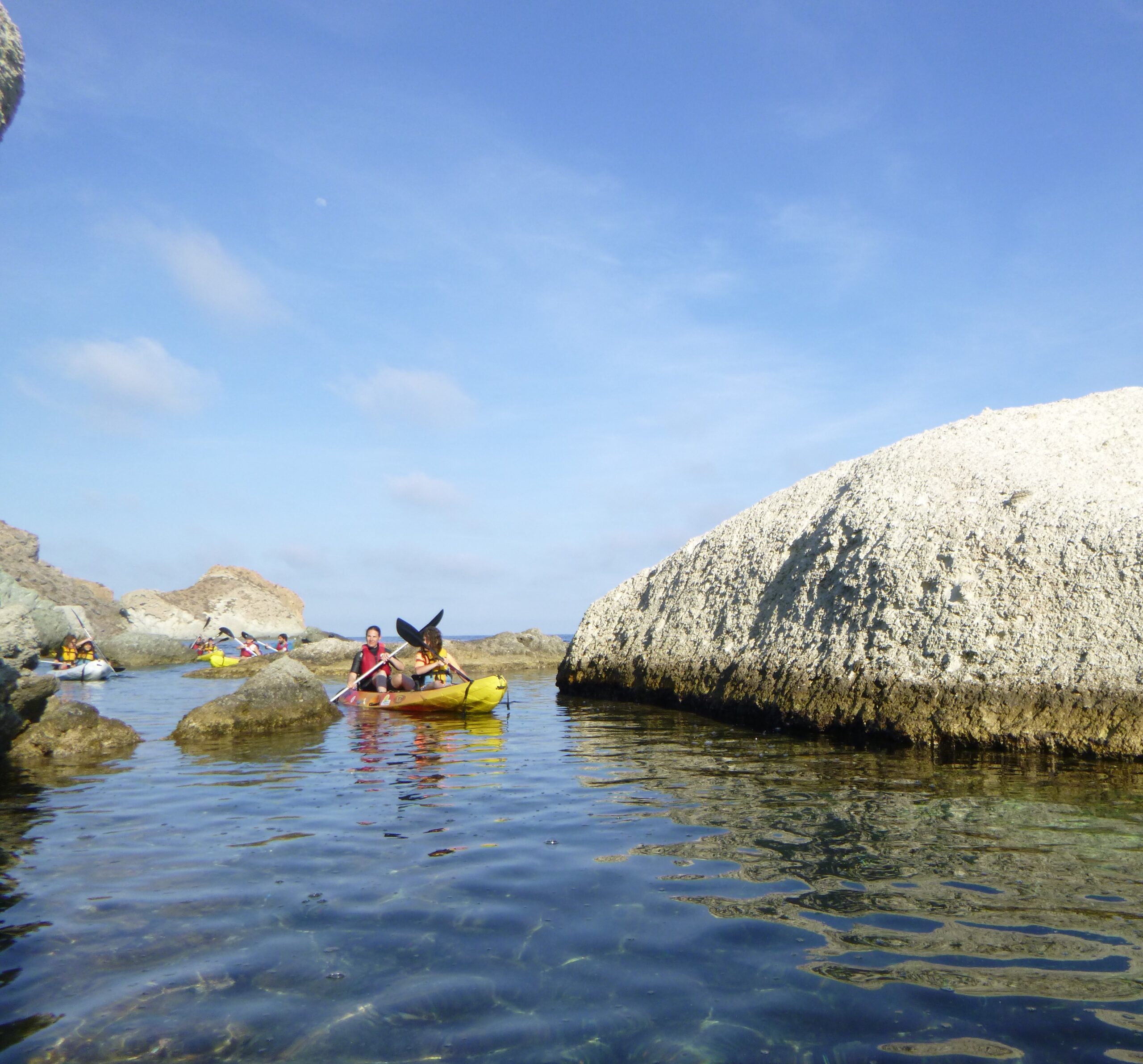 Kayak en Cabo de Gata