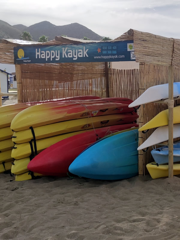 Cabo de Gata kayak rental with Happy Kayak Cabo de Gata
